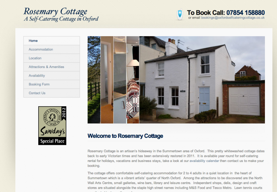Oxford Self-Catering Cottage